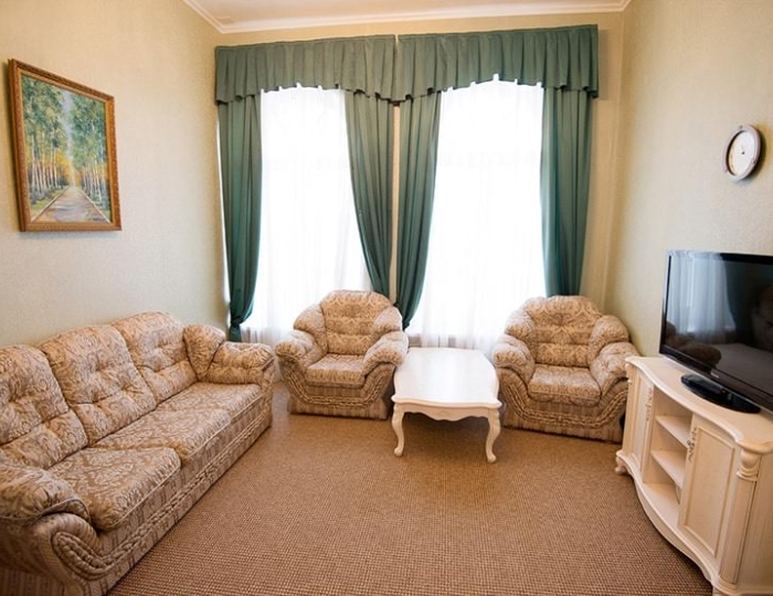 2-мест. 2-комн. люкс (корп. Усадьба) - Санаторий «Марфинский» Минобороны